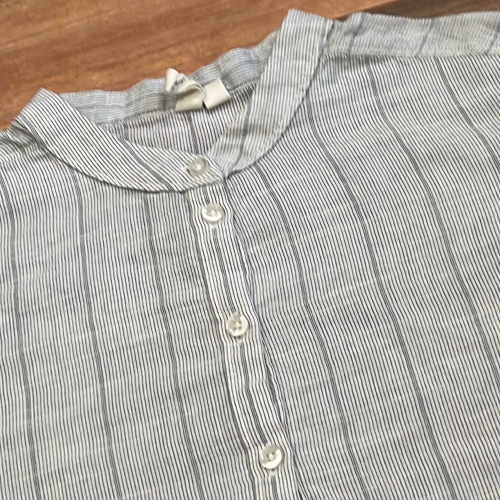 Treasure & Bond Button-Down Pullover Blouse Light… - image 4